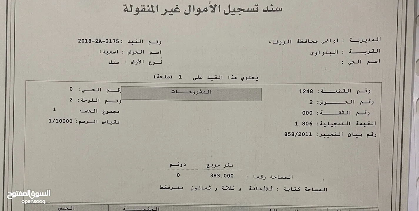 قطعة ارض مستوية قوشان مستقل