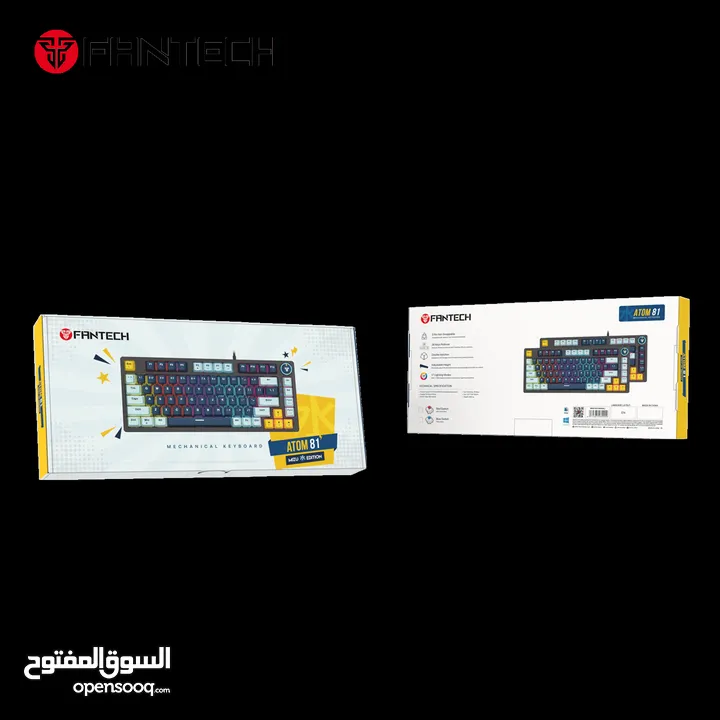 FANTECH ATOM81 MK875V2 MECHANICAL GAMING KEYBOARD – MIZU SERIES SKY BLUE كيبورد فانتيك ميزو 81