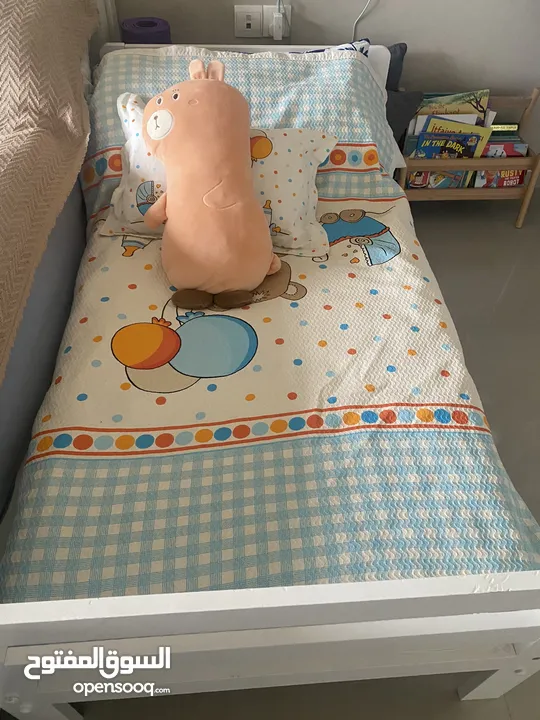 Kids Bed and Mattress 70 x 140 cm Muscat MQ