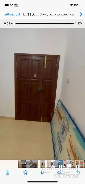 شقة في بن عاشور بدون الأثاث للايجار