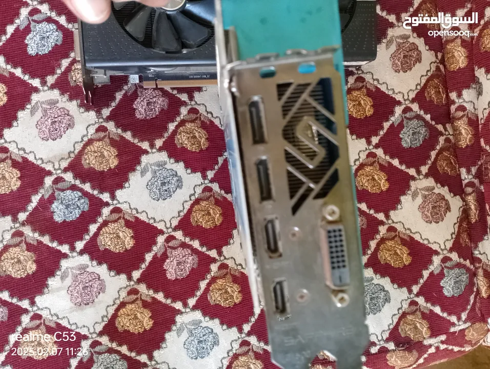 كرت شاشه نيترو Rx 580 مساحه 8G