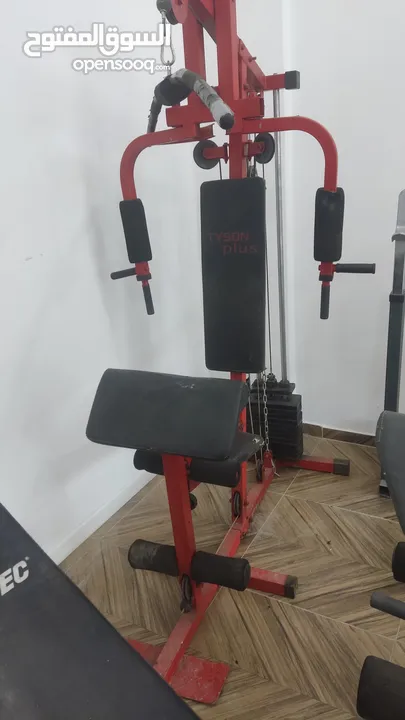 ماكنات رياضه لتخفيف الوزن وبناء الاجسام مستعمله نظيفه للبيع بسعر مغري عرابه
