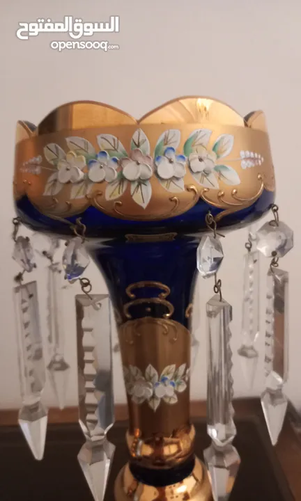 Crystal Egermann كريستال تشيكي ماركة   مزينة بطبقة سميكة من ماء الذهب Egermann