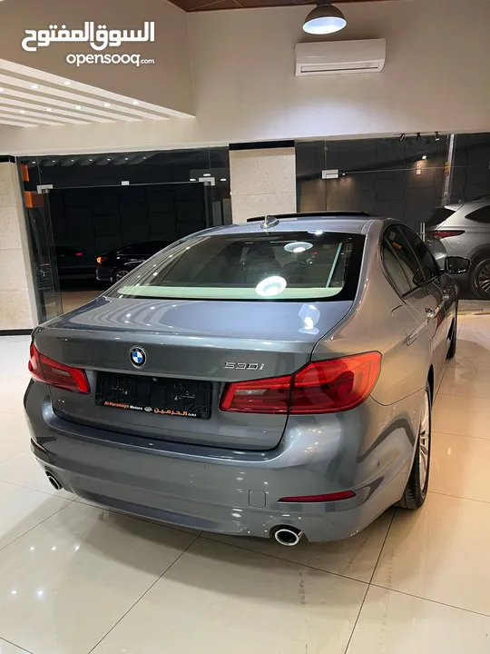BMW 530i 2017 وارد شركه ابو خضر مالك اول فحص كامل بحاله الوكاله