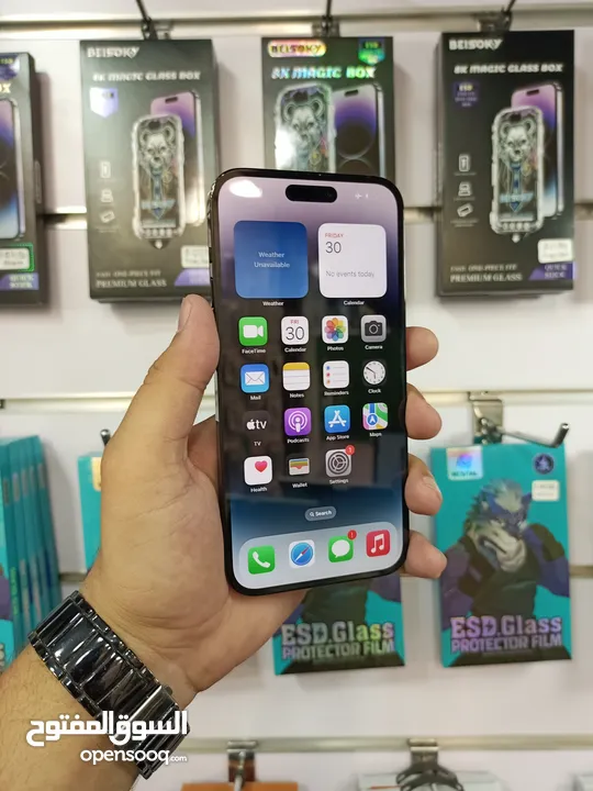 iphone 14 pro max 256 %بطارية 100