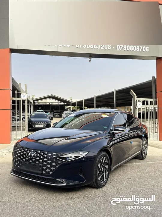 هونداي جرانديور ( ازيرا ) 2021 هايبرد فل اضافات اعلى صنف بريميوم بلس برستيج وارد كوريا فحص كامل
