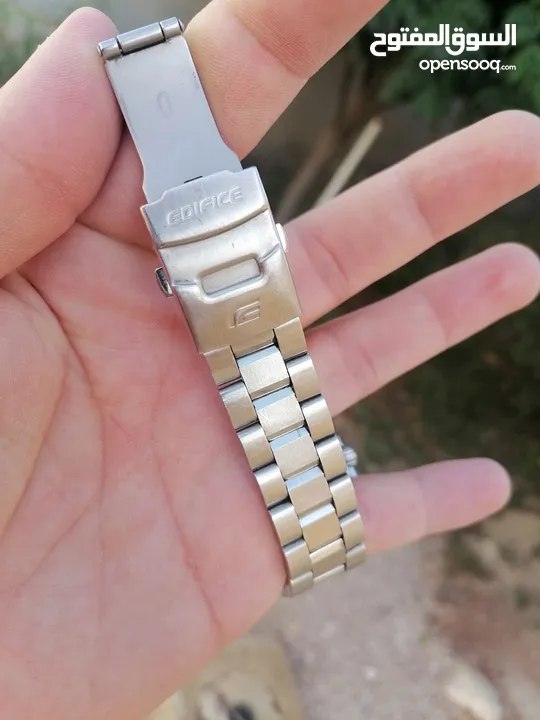 #CASIO_EDIFICE MADE IN JAPAN   كاسيو ادفايس ياباني اصلي حجم 45 كرونو قراف شباك للتاريخ