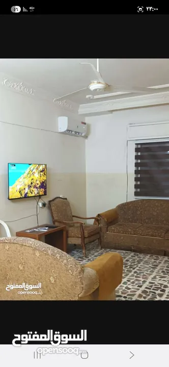 شقة مفروشة  مكييف للايجار من المالك جبل الحسين قرب دوار الداخليه ومشفى الأمل