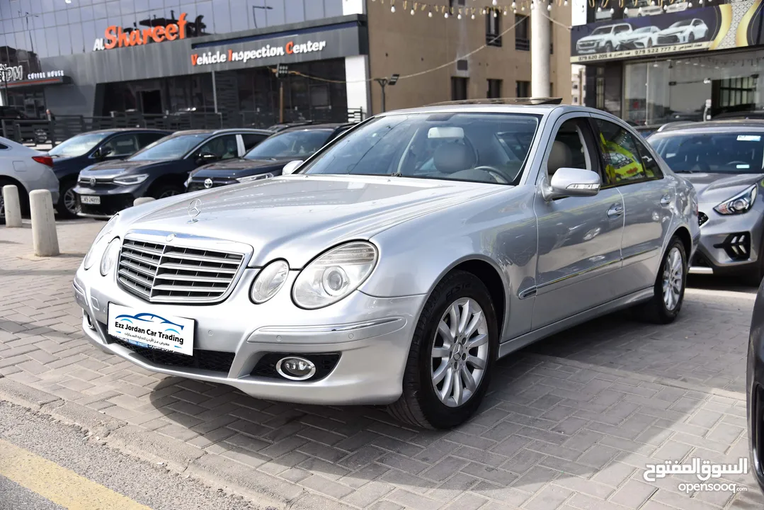 مرسيدس E200 بحالة الوكالة Mercedes E200 Kompressor 2007