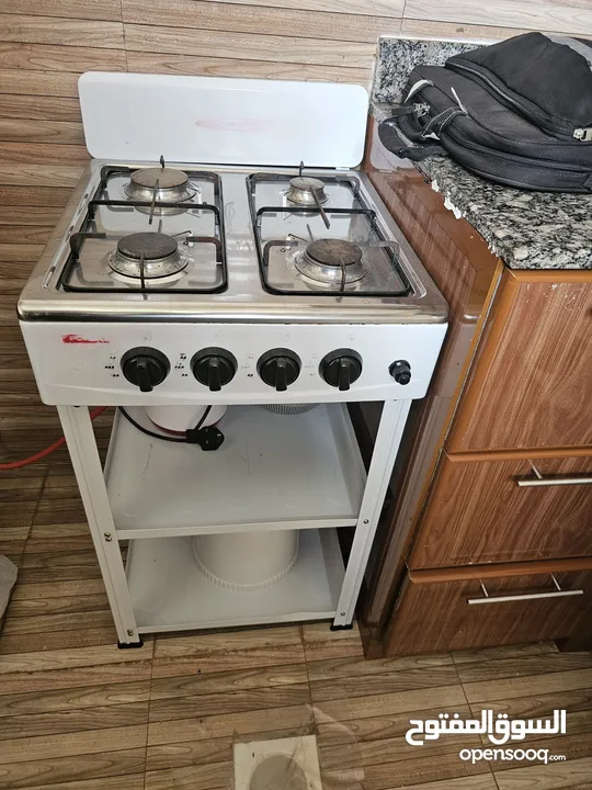 Cooking stove with stand and Gas cylinder for sale