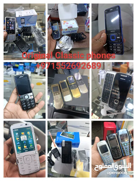 Nokia,Sony,motrola,All original old models Classic phones available with best price,Delivery all UAE