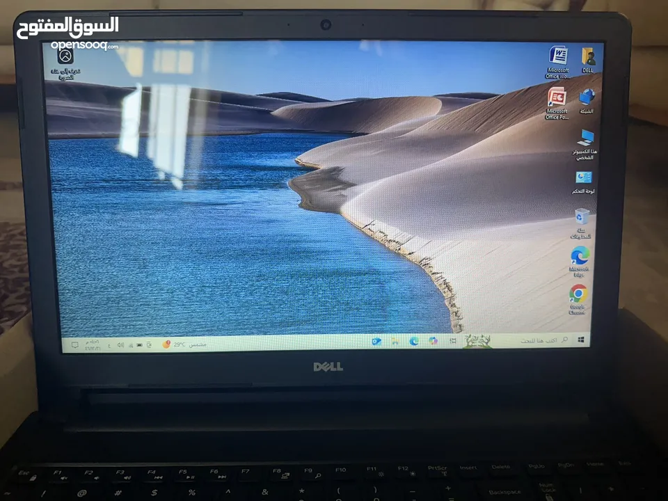 لابتوب dell معالج i5 شاشة 15.6 انش فل كيبورد بحالة ممتازه