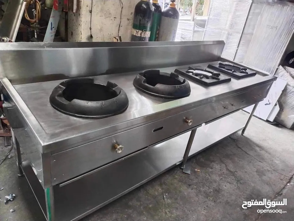Stainless Steel kitchen Cooking Range 2 burner / 4 burner / 5 burner / 6 burner