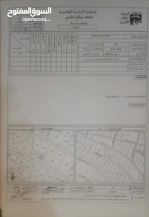 ارض في جبل عمان بموقع استثماري خلف مستشفى الخالدي