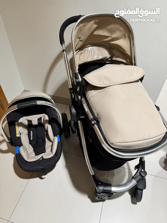 Mother Care Baby Stroller And Car Seat Set