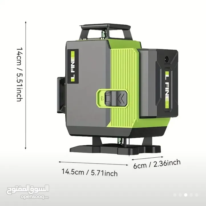 جهاز 16 خط ليزر L Fine 16 Line Laser Level ذاتي التوازن