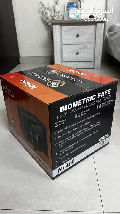 Brand New Milano Biometric Safe