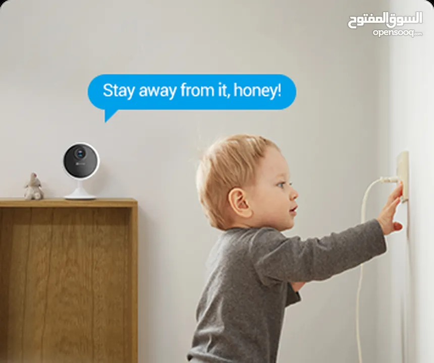 EZVIZ WIFI CAMERA CB1   كاميرا واي فاي ذكية لاسلكية صغيرة بحماية كبيرة