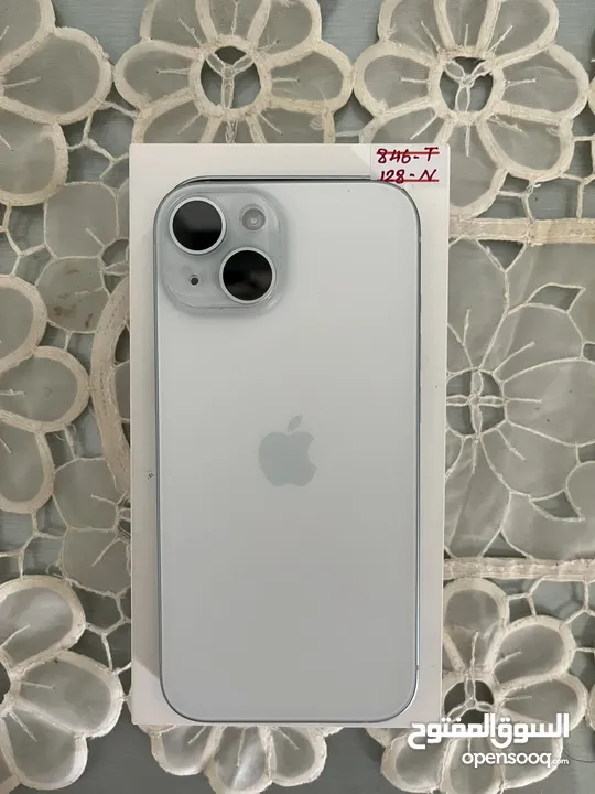 iPhone 15 128 with warranty 11 months like brand new التليفون مستعمل فقط شهر