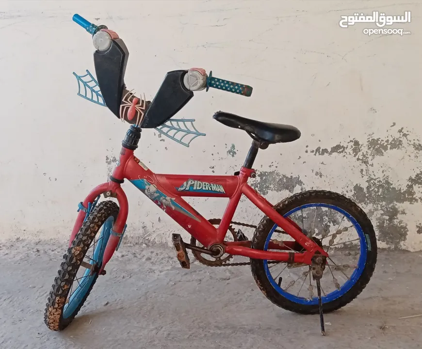 دراجة هوائية مستعمل بحالة ممتازة جنط 16 بريك رجل كوشوك جديد