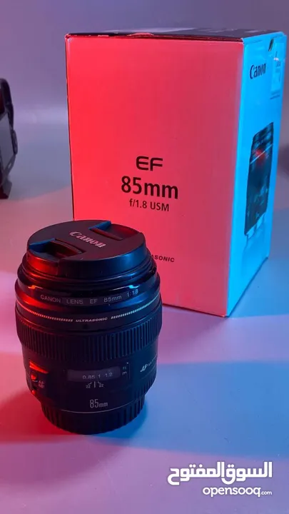 عدسة كانون 85mm