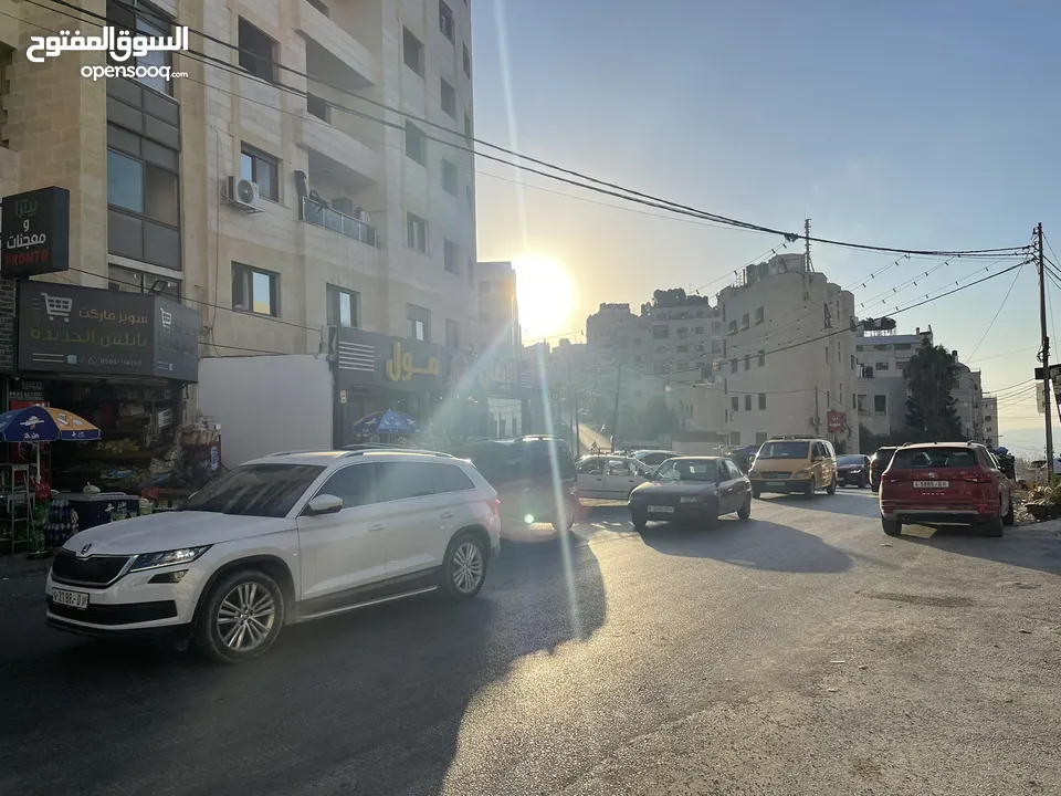 شقة للبيع عظم دوار نابلس الجديدة خلفية  مساحة 225