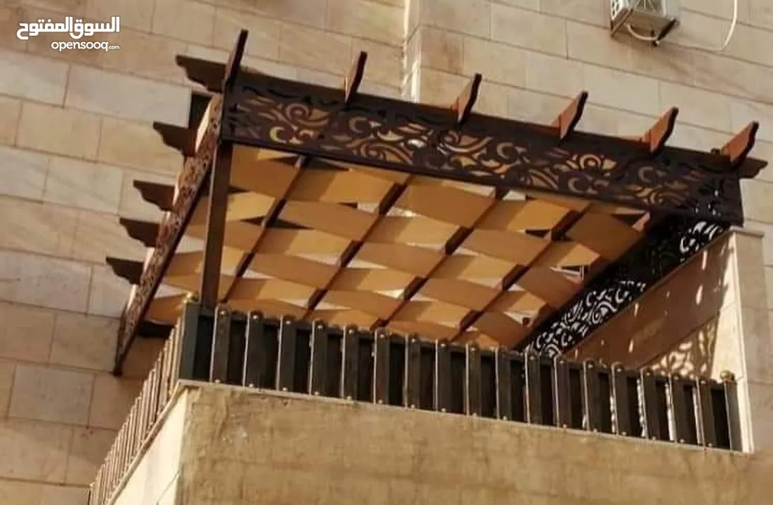 القيسي لكافة أعمال القرميد والحدادة وديكور والابرقولات وكرميد