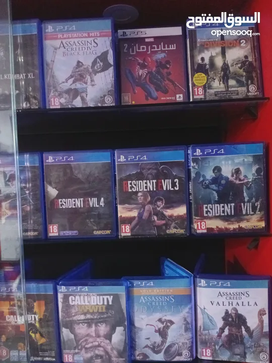 سيديات بلايستيشن فور  و فايف PS4 &PS5 CD.S
