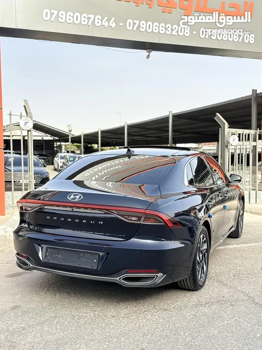 هونداي جرانديور ( ازيرا ) 2021 هايبرد فل اضافات اعلى صنف بريميوم بلس برستيج وارد كوريا فحص كامل