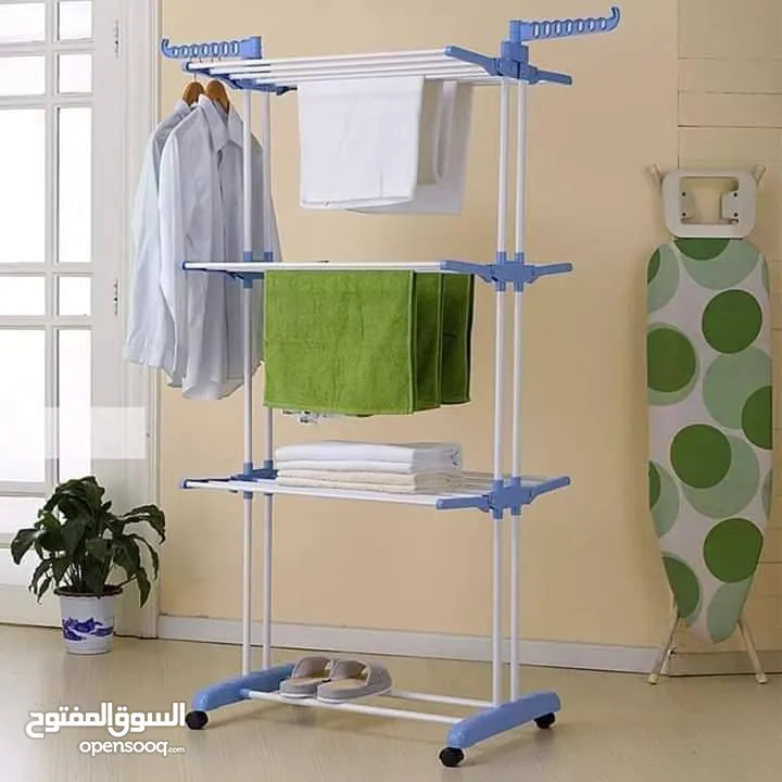 ستاند التجفيف العملاق – الحل الذكي لكل بيت عصري! قابل للطي والنقل بسهولة – بدقيقة بتفتح وبتخزنه
