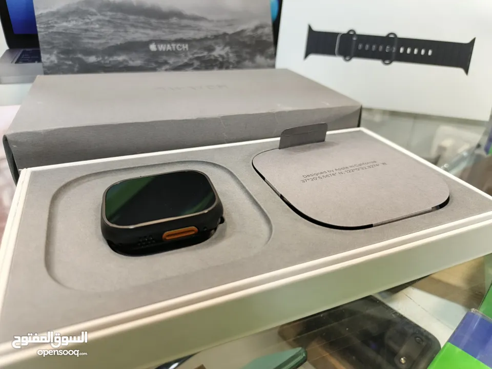 Apple Watch Ultra 2 Black Edition بطاريه 100% مشحونه مرتين