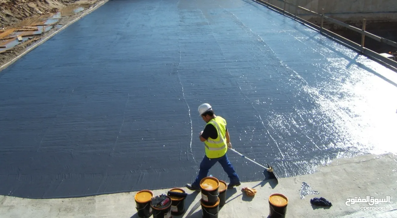 واتر بروف waterproofing العزل المائي والحراري والصيانة