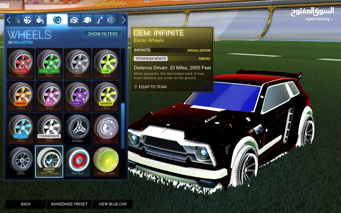 حساب روكيت ليق للبيع rocket league