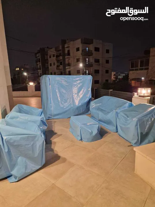 كفرات وتر بروف لحماية الرتان والمراجيح والكراسي وعش البلبل والجلسات الخارجية والباربيكيو