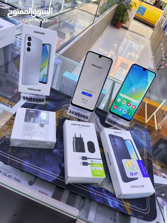 مشغل ايام Samsung A16 جيجا 128 ويتوفر 256 رام 8 معه بكج هدية يتوفر توصيل