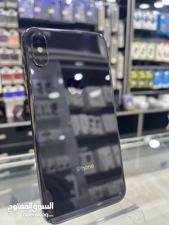 ‏iPhone X (256 GB) ايفون اكس مستعمل بحالة الوكالة  مغير بطارية اصلية 100٪؜