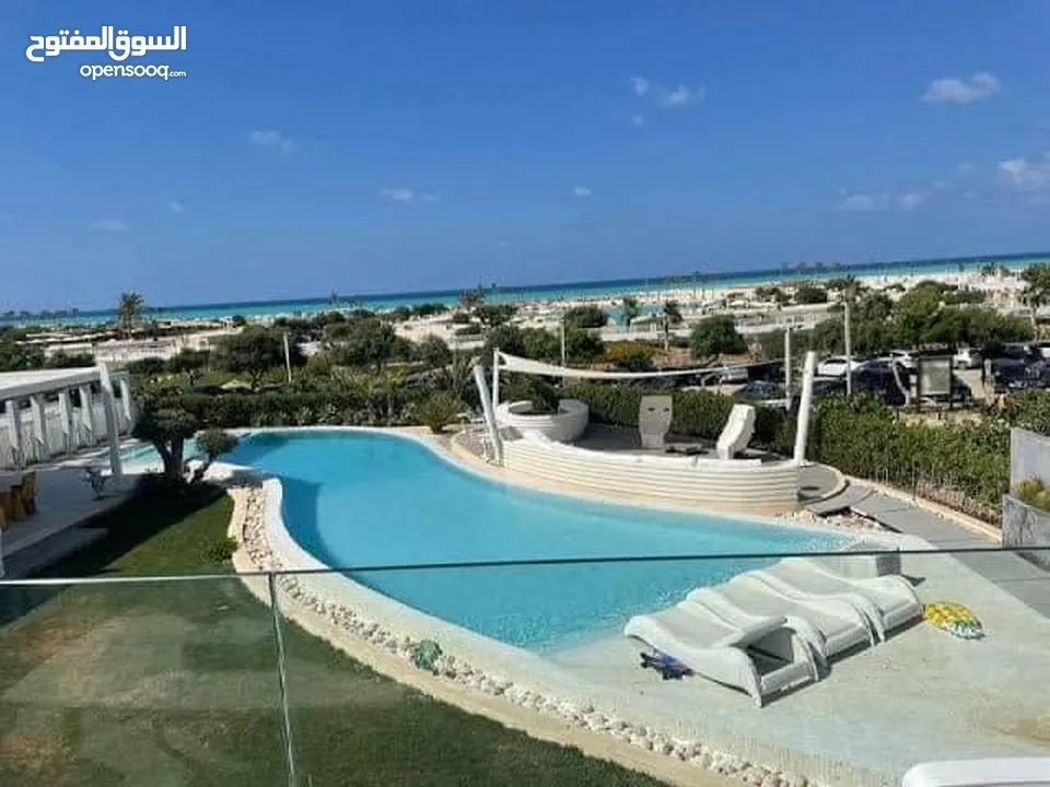 فيلا للبيع تاون هاوس في لافيستا راس الحكمة الساحل الشمالي علي البحر مباشرة Villa Twin House La Vista