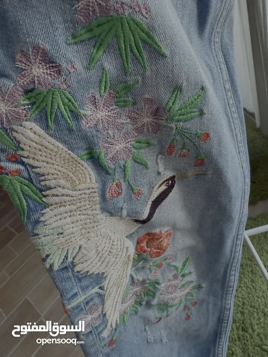 Embroidered Jeans