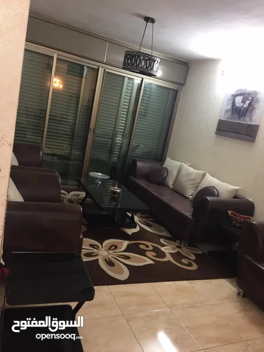 شقة مفروشة للايجار المريج رفيديا - نابلس - 3 غرف ومنافعهم اطلالة حلوة