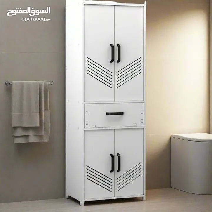 دولاب حمام . خزانتين ودرج