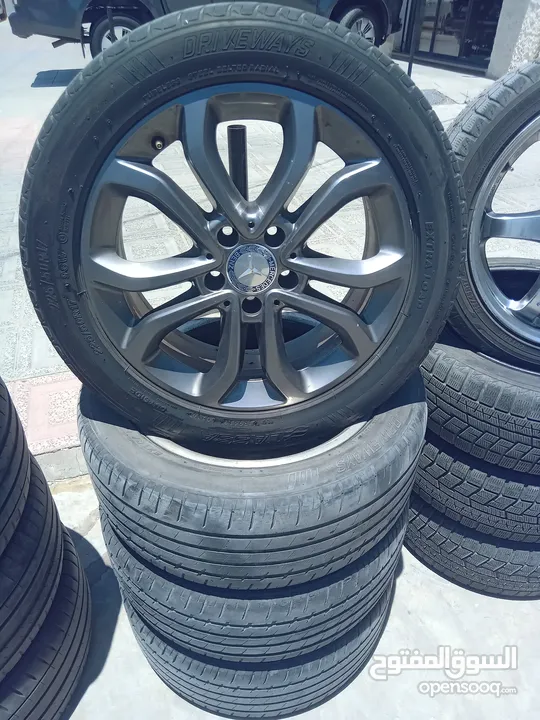 مجموعه اطارات و جنطات مستعمله اصليه