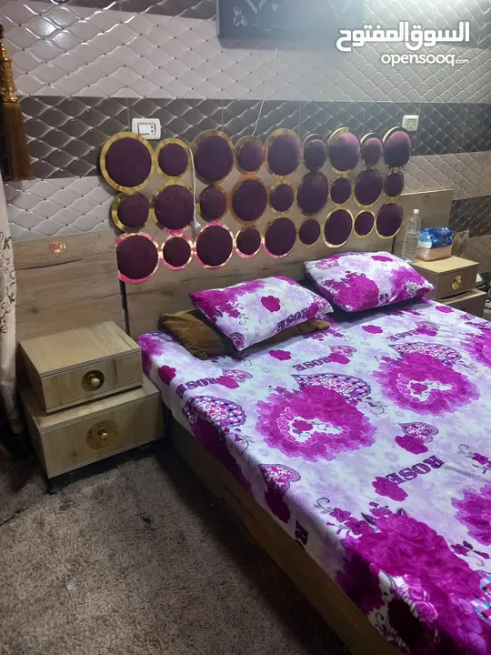 غرفت نوم  شبه جديده مافيها اي عيب كل شي واضح بل صور سعر 350 تلفون