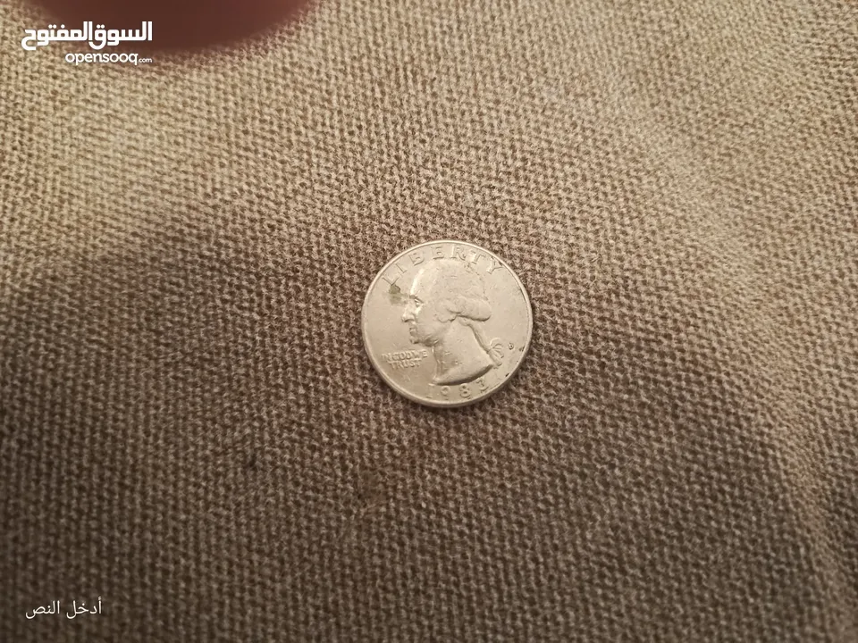 عمله ربع سنت امريكي من عام 1983