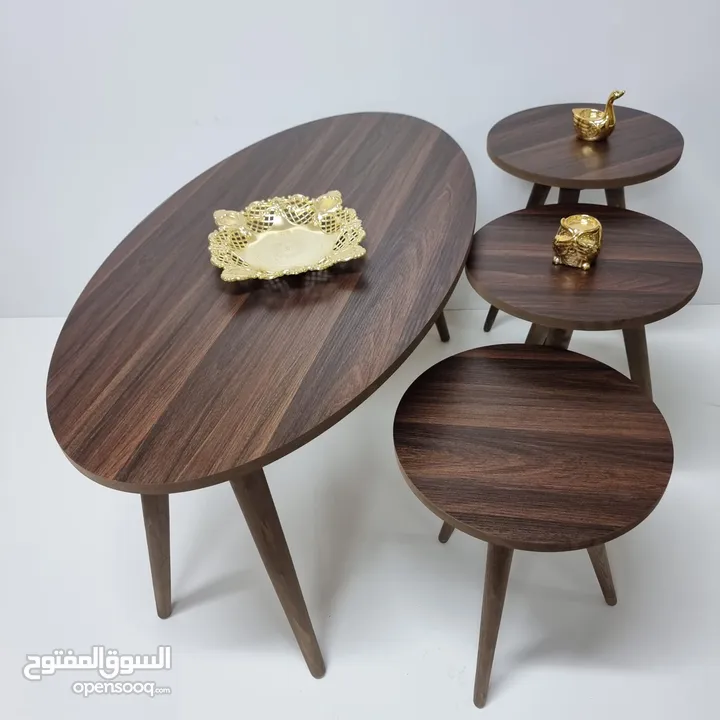 طاولات وسط نظام تركي  4 قطع     العرض لفتره محدوده سارع بالطلب