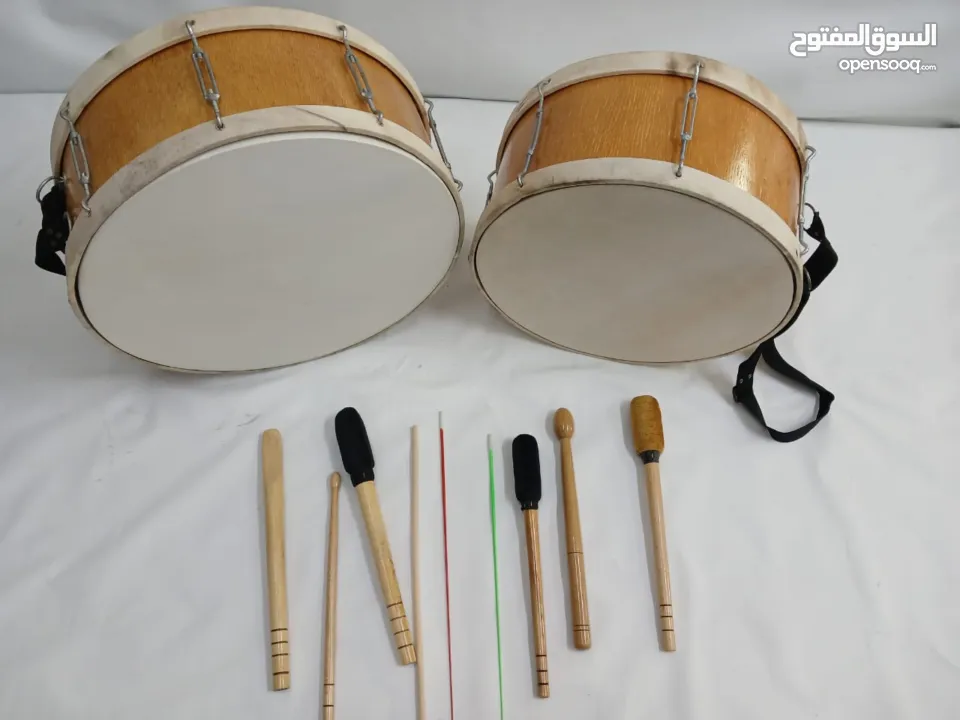 طبول للدبكات وزفات الاعراس شغل يدوي جلد طبيعي 100%