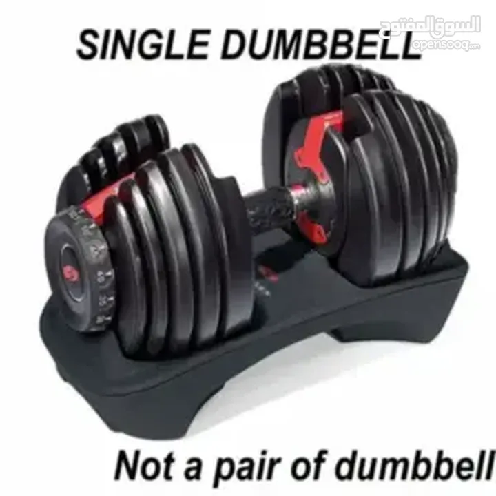 دمبل قابل للتعديل بوزن 52.5 باوند من بوفلكس Bowflex 52.5 lb Adjustable Dumbbell