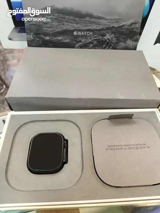 Apple Watch Ultra 2 Black Edition بطاريه 100% مشحونه مرتين