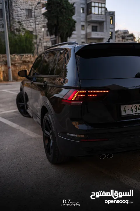 VW TIGUAN R_LINE  2000CC GASOLINE  4X4  امكانية البيع بدفعة اولى والباقي لغاية 4سنوات =48 شهر