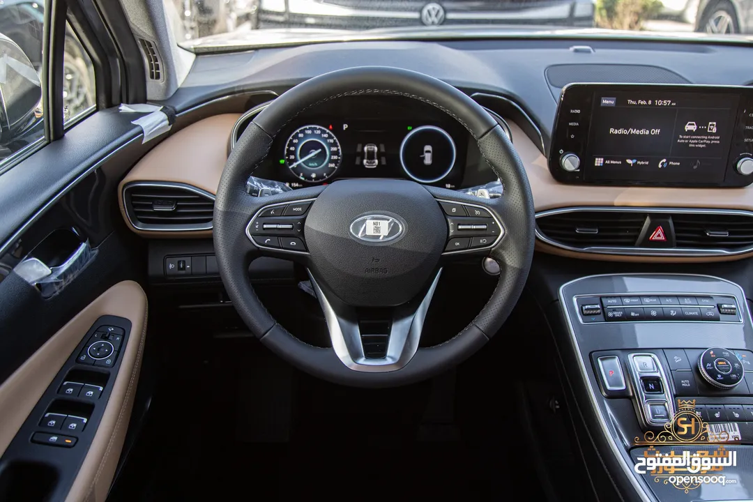 Hyundai Santa fe hybrid 2023 وارد و كفالة الشركة