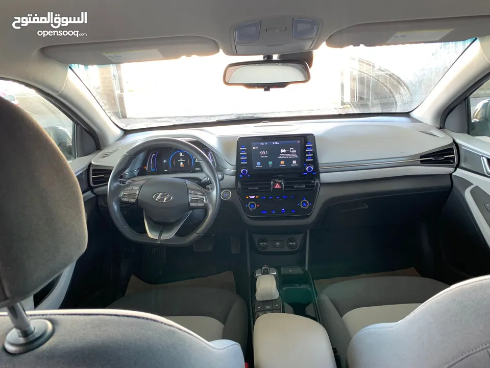 هونداي ايونك 2020 كهرباء لون  اسود متالك فحص 7جيد ماشيه 15 الف للبيع